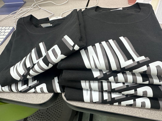 Special Order: Will Power shirts for Something Rotten production