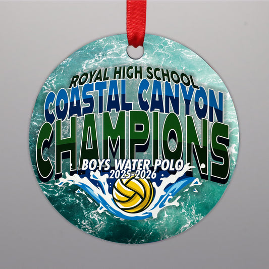 3.125" Acrylic Circle Ornament (Champions)